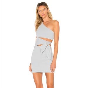 Revolve Lovers + Friends Alexander mini Dress in Cool Blue xs